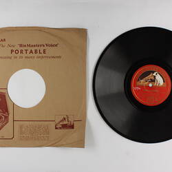 Disc Recording - His Master's Voice, Double Sided, 'Recondita Armonia' (Puccini) & 'Donna Non Vidi Mai)' (Puccini), 1927-1956