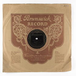 Disc Recording - Brunswick, Doulbe-Sided. 'Oberon Overture' Parts 1 & 2,  (Weber), 1920-1926