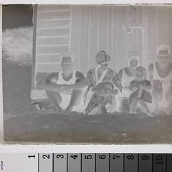 Group Outside Beach Hut, circa 1920-1930