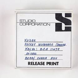 Motion Film - Kodak Australasia Pty Ltd, Television Commercial, 'Pocket Instamatic Camera', 1973-1981