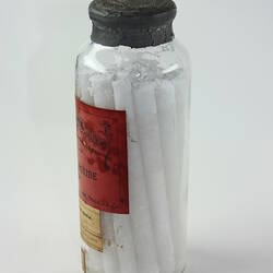 Medicine Jar - Morson Thomas & Son, Sodium Hydroxide, circa 1920