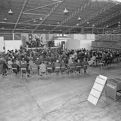 Negative - Coca Cola, Group Watching a Presentation, Moorabbin, Victoria, 11 Feb 1960