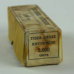 Antivenom - Tiger Snake, 1952