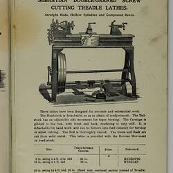 Trade Literature - Bevan & Edwards Pty Ltd, Machine Tools, 1907