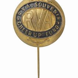 Badge - Rejected Volunteers' Association Cheer Up Fund, World War I, 1914-1919, Obverse