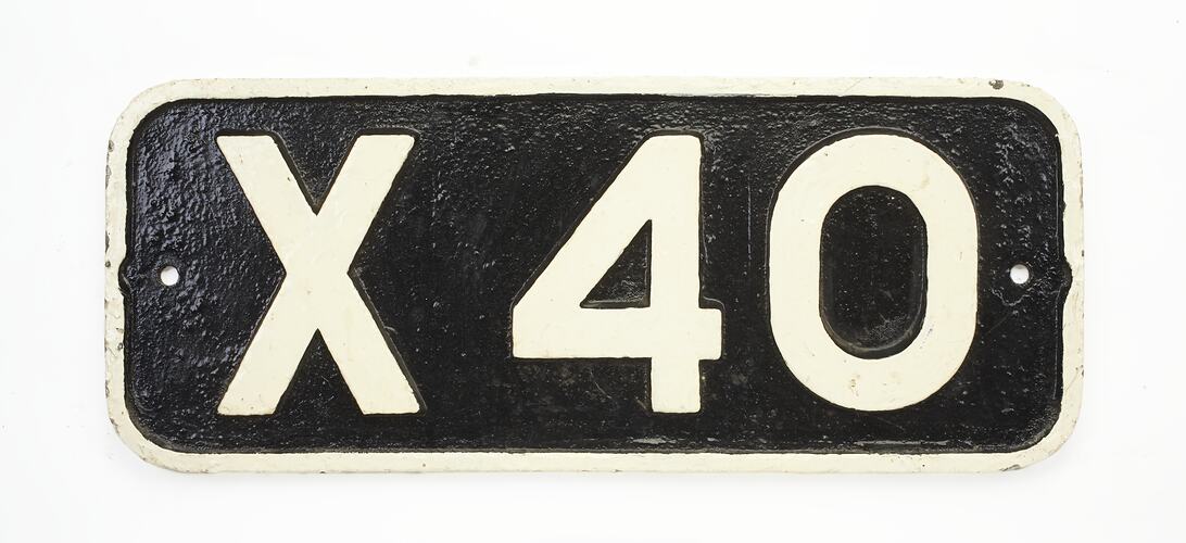 Locomotive Number Plate - Victorian Railways