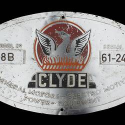 Locomotive Builders Plate - Clyde Engineering Co. Ltd., Granville Works, New South Wales, 1961