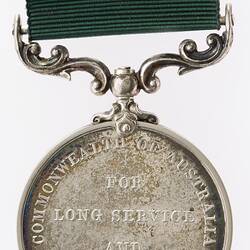 Medal - Commonwealth of Australia Long Service & Good Conduct Medal, Specimen, King Edward VII, Australia, 1903-1910 - Reverse