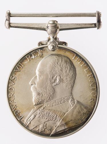 Medal - King's South Africa Medal 1901-1902, Specimen, King Edward VII, Great Britain, 1902 - Obverse