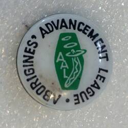 Badge - Aborigines Advancement League, Australia,  post 1957
