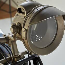 Motor cycle, front headlight.