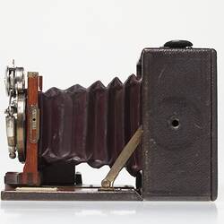 Camera - Rochester Optical Co, 'Pony Premo', Folding View Camera, Rochester, U.S.A., circa 1890