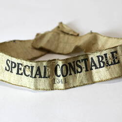 Armband - 'Special Constable', Police Strike, 1923