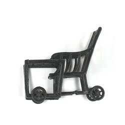 Highchair - Convertible, Metal, McArthur Family Doll's House, 1920s-1950s