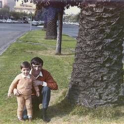 Digital Photograph - Ismet Goga and Vahid Goga, Albert Park, Melbourne, 1970