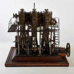 Steam Engine Model - Marine, Triple Expansion, by 1928