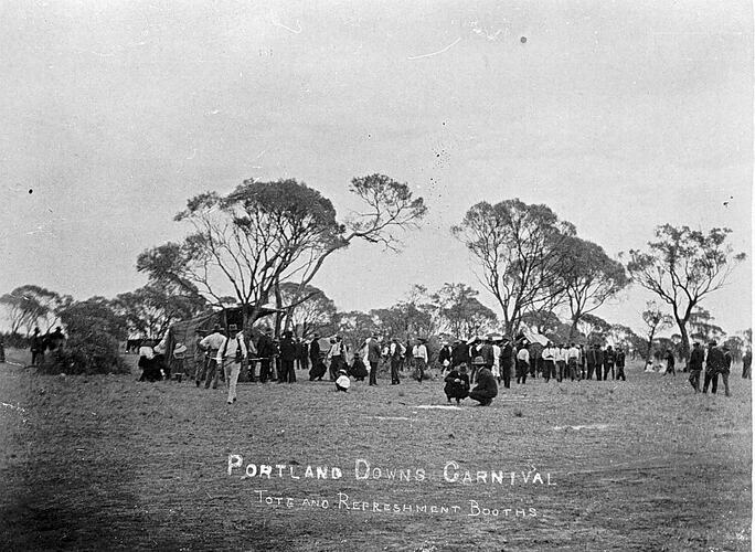 PORTLAND DOWNS CARNIVAL. TOTE AND REFRESHMENT BOOTHS