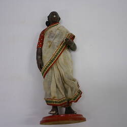 Indian Figure - Hindu Woman of Low Caste, Clay, circa 1880