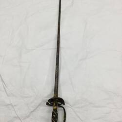 Side view of sword.