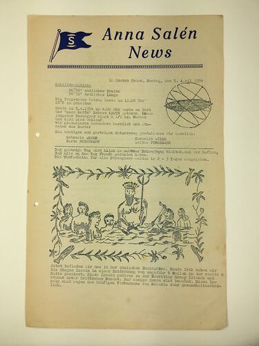 HT 54870, Newsletter - Anna Salen News, 5 Apr 1954 (MIGRATION), Document, Registered