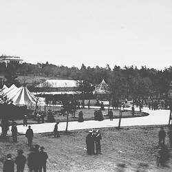 Negative - Friendly Society Games, Domain Gardens, South Yarra, Victoria, Apr 1898