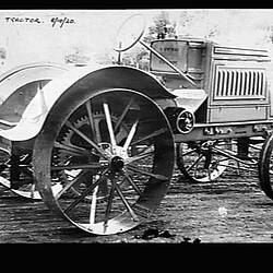 Photograph - H.V. McKay, Sunshine Model O Tractor Parked in a Suburban Street, Sunshine(?), Victoria, Oct 1920