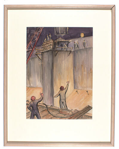Drawing - Eildon Dam