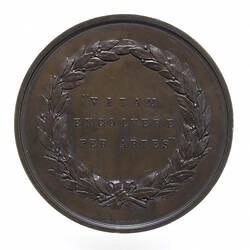 Melbourne International Exhibition Prize Medal, pattern (1880)