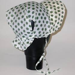 Bonnet - Dutch Bonnet Style, Printed Cotton - SH88.452