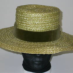 Hat - Gold Straw