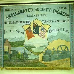 Trade Union Banner - Amalgamated Society of Engineers