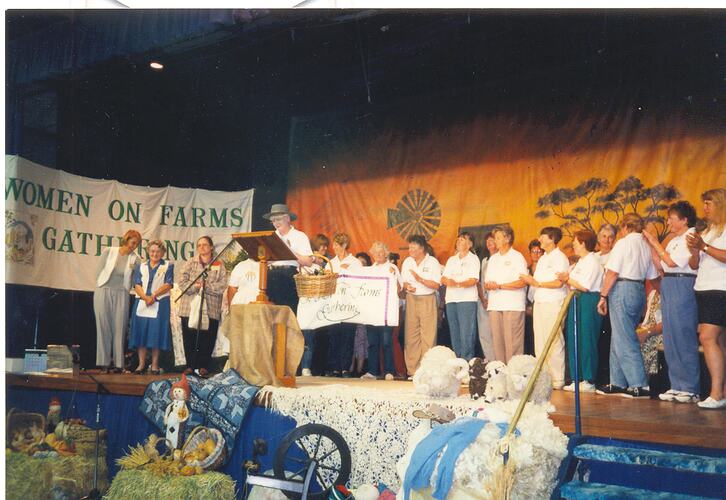 Speaker at the 1998 Women on Farms Gathering in Ouyen