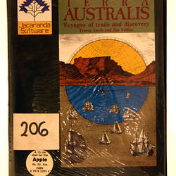 Apple II Software Game - 'Terra Australis: Voyages of Trade & Discovery', 5¼" Floppy Disk, 1988
