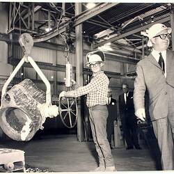 Photograph - Massey Ferguson, Official Opening of the Sunshine Foundry by Premier Bolte, Sunshine, Victoria, 1967
