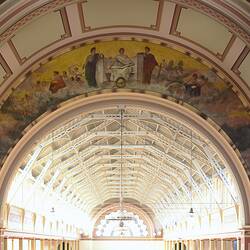 Lunette 'Government', detail of Interior Following Restoration, Royal Exhibition Building, Melbourne, Victoria, 2001