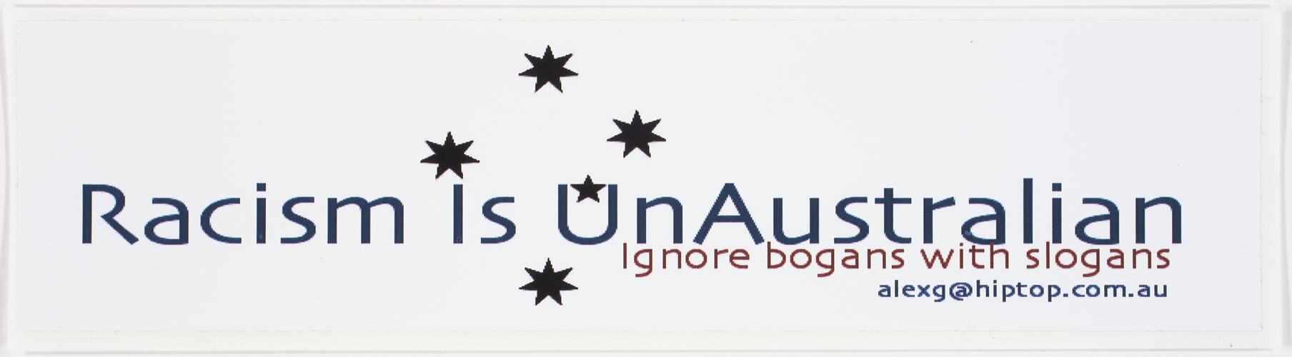 Sticker - 'Racism Is UnAustralian