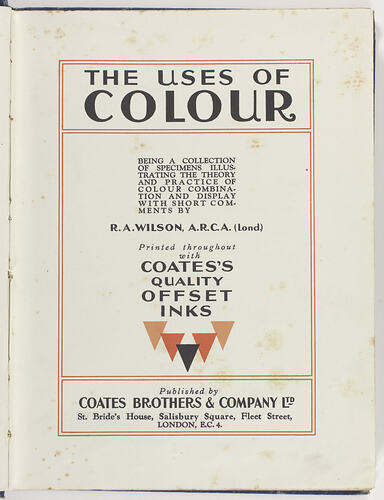 Book - The Uses of Colour