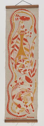 Wall Hanging - John Rodriquez, Aboriginal Design, circa 1960s