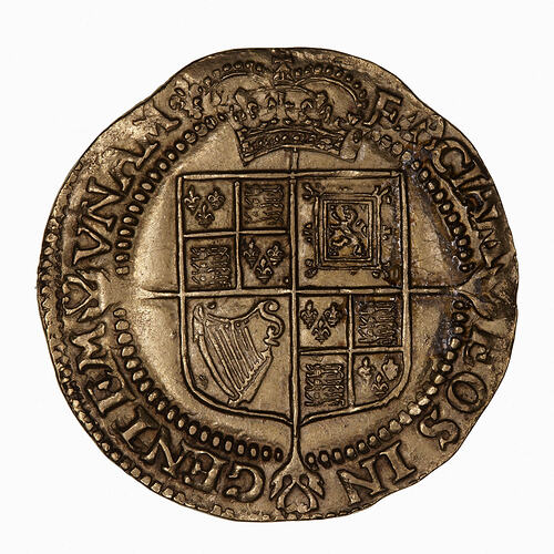 Coin - Laurel, James I, England, Great Britain, 1623-1624 (Reverse)