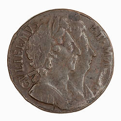 Coin - Farthing, William & Mary, Great Britain, 1694