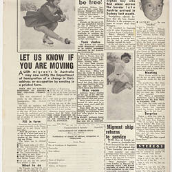 Newsletter - The Good Neighbour, Department of Immigration, No 37, Feb 1957