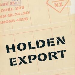 Holden Export