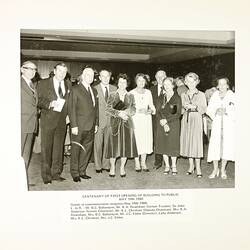 Photograph - Centenary of First Opening of Building to Public, Exhibition Building, 1980