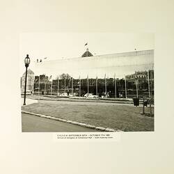 Photograph - Commonwealth Heads of Government Meeting, Arrival of Delegates, Centennial Hall, Royal Exhibition Building, Melbourne, 30 Sep-7 Oct 1981