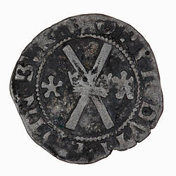 Coin - Bawbee, Mary, Scotland, 1542-1558 (Reverse)