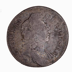 Coin - Shilling, William III, Great Britain, 1696 (Obverse)