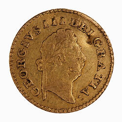Coin - Third-Guinea, George III, Great Britain, 1799 (Obverse)