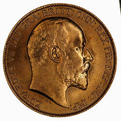 Coin - 2 Pounds, Edward VII, Great Britain, 1902 (Obverse)