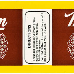 Label - Mocopan, Instant Coffee, 1950s-1970s