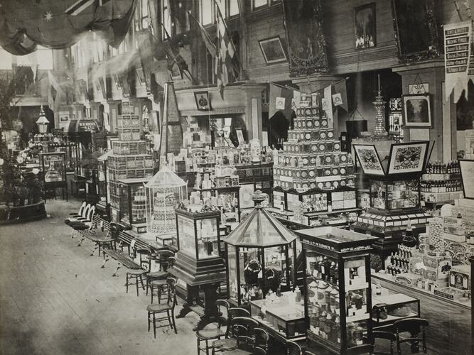 Photograph - Industrial and Technological Museum, Intercolonial Exhibition, Melbourne, Victoria, November 1875